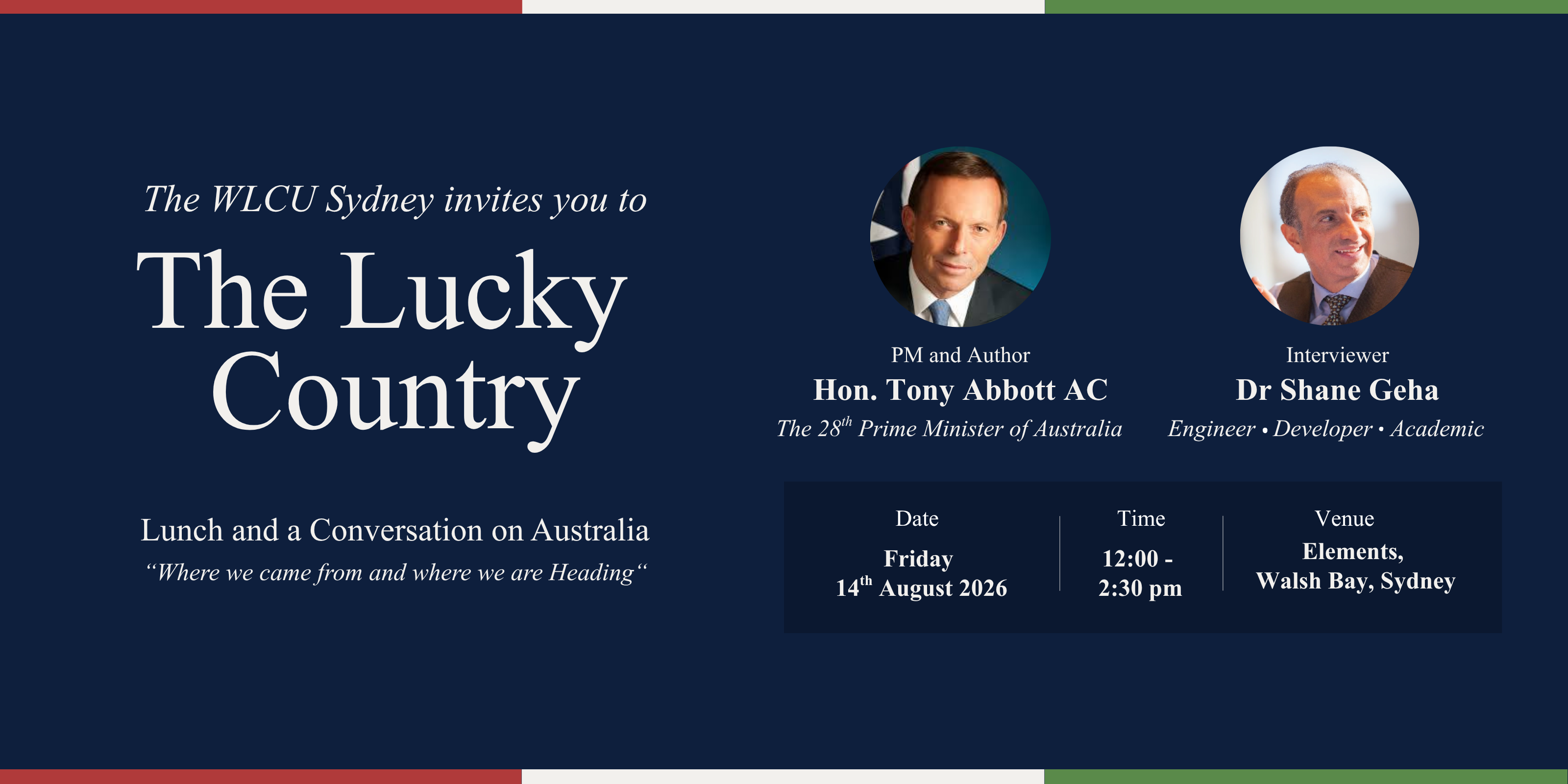 The WLCU Sydney invites you to (5)